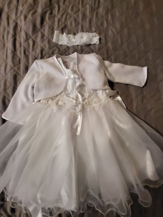 Sukienka do chrztu rozm 86