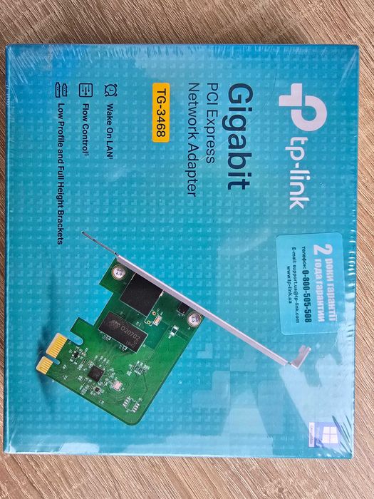 Мережевий адаптер TP-LINK TG-3468 1Гбіт/с / PCI Express
