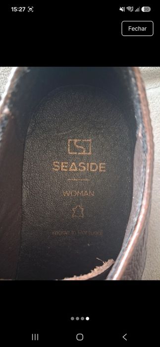 Sapatos de plataforma castanhos