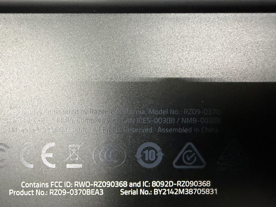 Ноутбук Razer Blade 14 RZ09-0370 Ryzen 9 5900HX 16Gb 2TB RTX3070-8GB