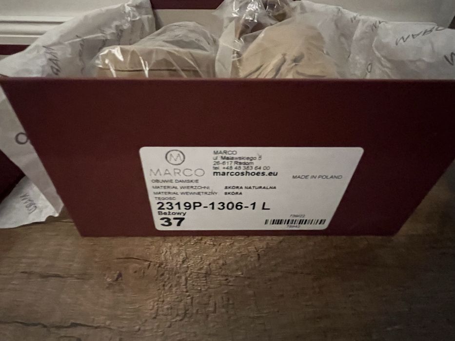 Mokasyny skórzane kirozm.37