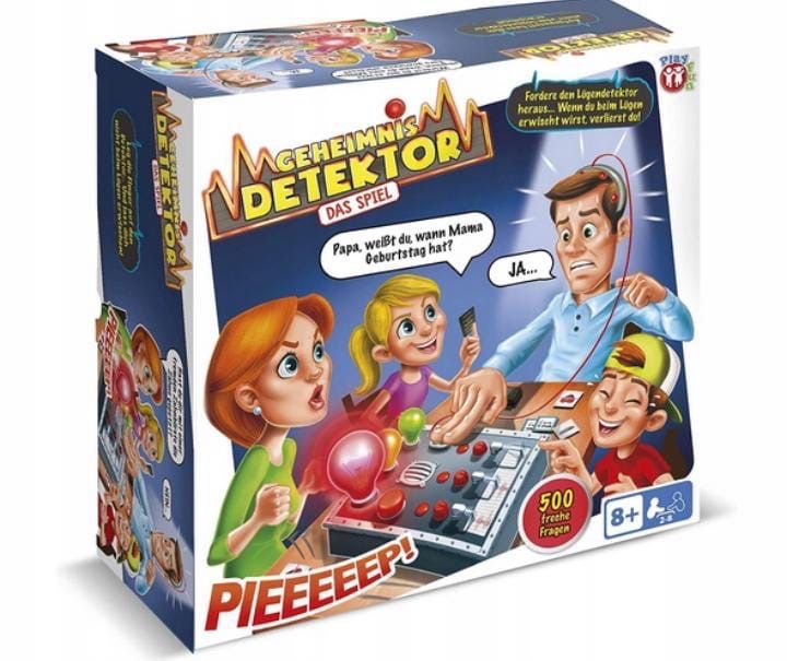IMC Toys Geheimnis Detektor gra wykrywacz kłamstw prezent