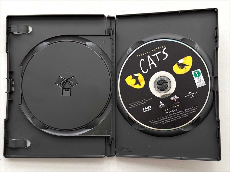 2 DVDs_Musicais Jesus Christ Superstar/Cats.