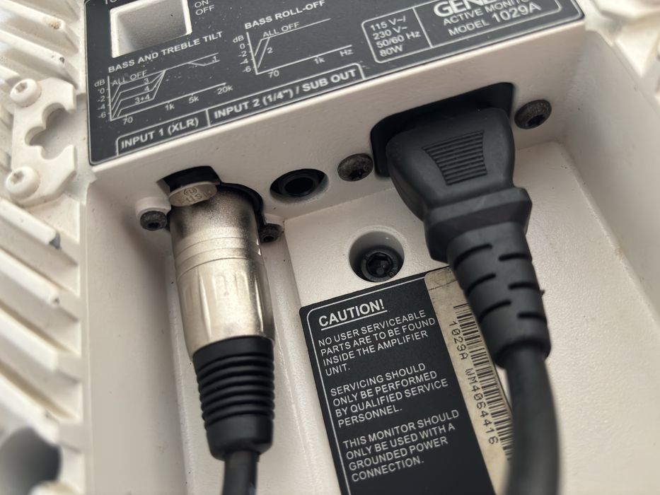 Genelec 1029A + Subwoofer presonus 8BT