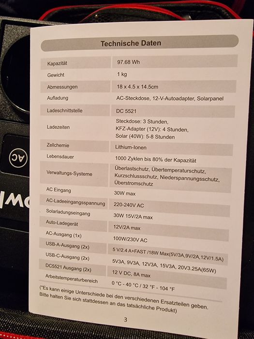 Stacja ładująca/Powerbank Powkey G100 w etui 26.400mAh