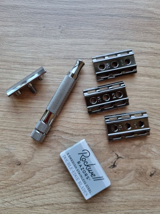 Бритва Rockwell 6 C Gunmetal + леза