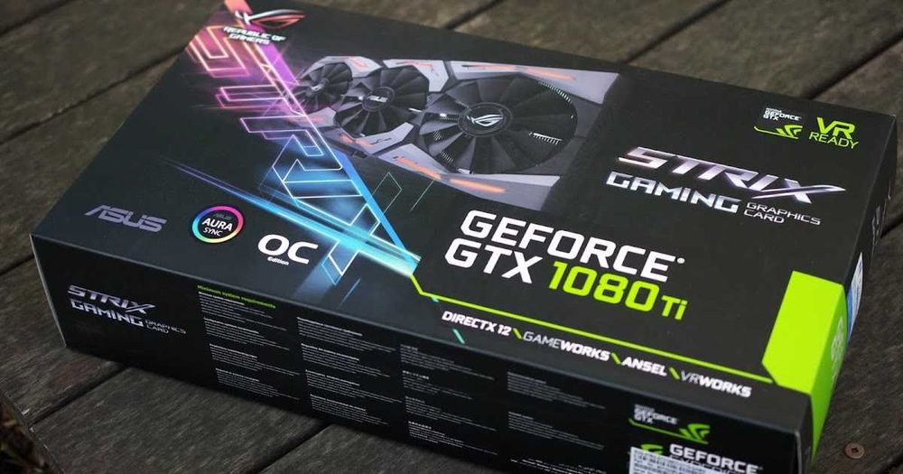 Asus strix 1080ti 11GB топова відеокарта