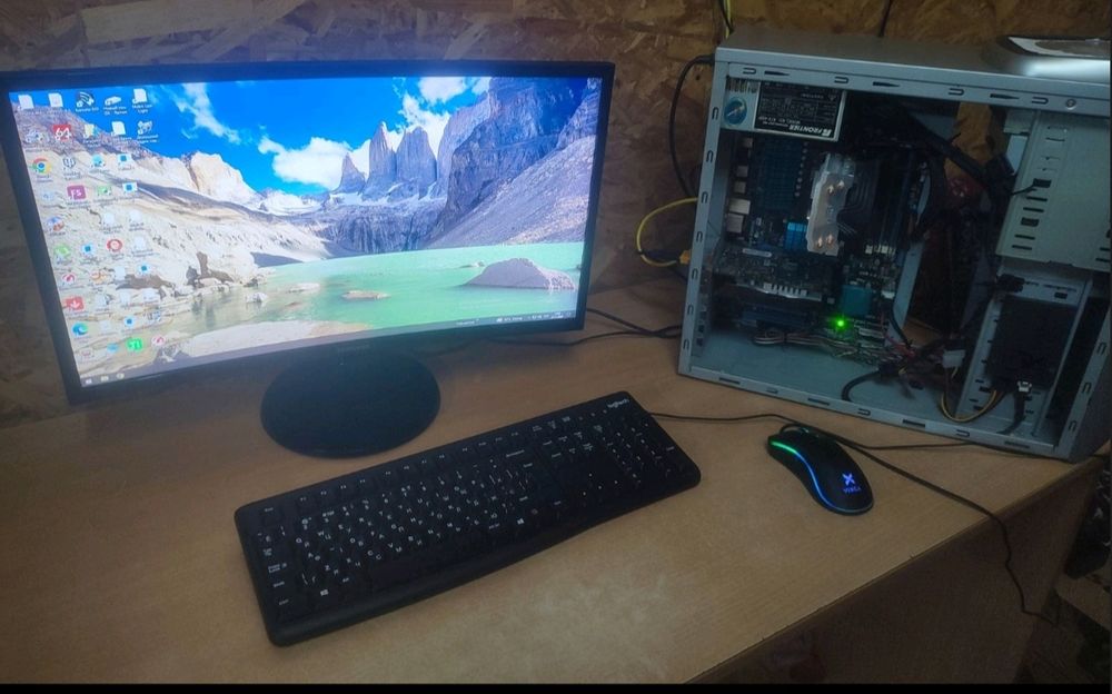 Ігровий ПК (Комплект) + Монітор 24". CS2, GTA 5, Dota 2, Танки