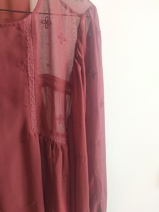 Blusa Grená da Mango