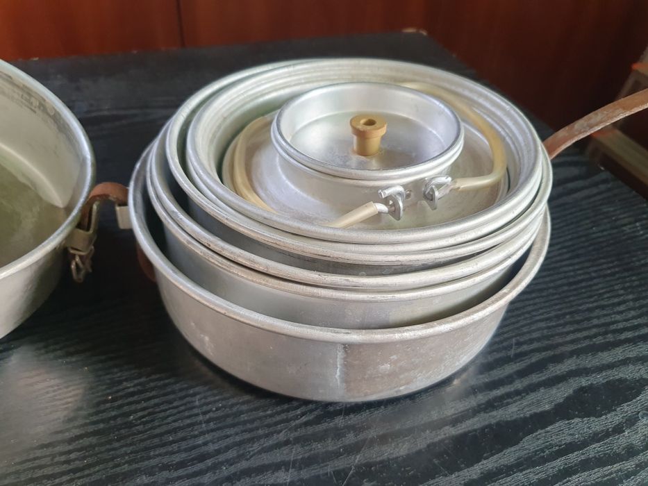 Menażka aluminiowa 9 elementów