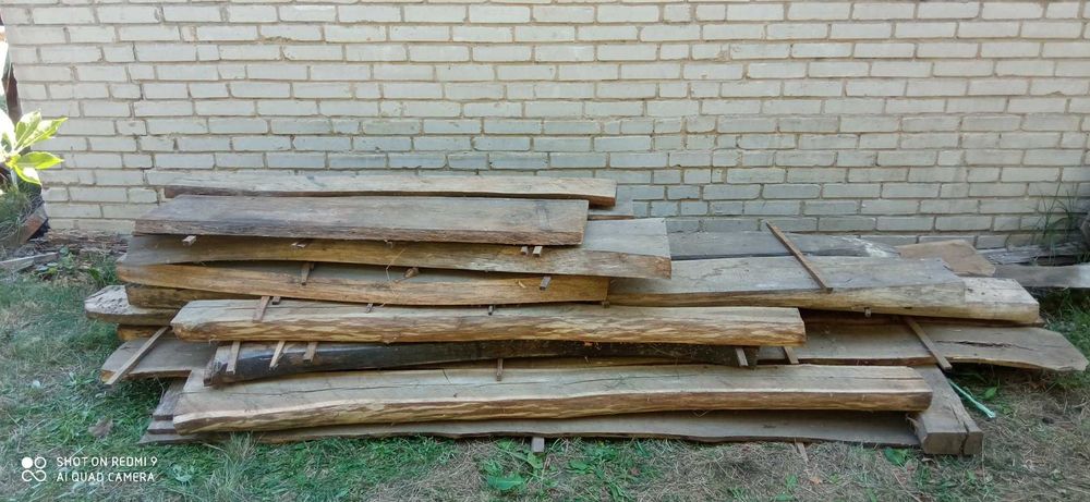 Brusy / foszty dębowe – grube deski, do 395 cm