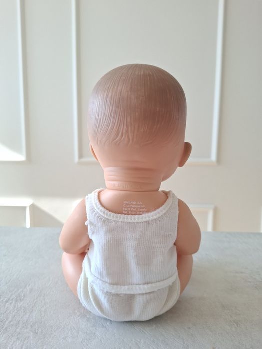 Sukienka i Lalka dziewczynka Miniland Baby - Azjatka 21cm
