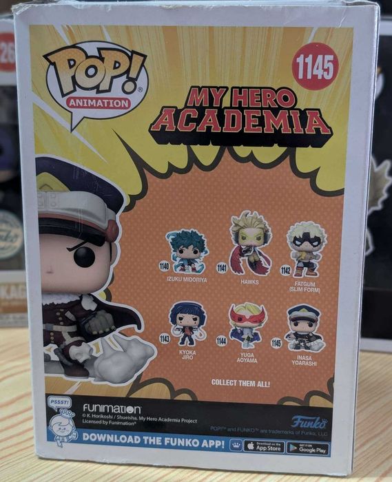 Funko Pop! Inasa Yoarashi #1145 – My Hero Academia
