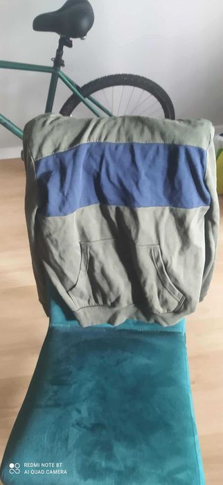 Bluza Zielono czarna męska M