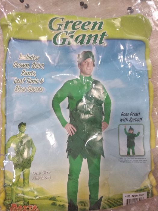 Green Giant, Веселий зелений велетень, карнавальний костюм, горох,