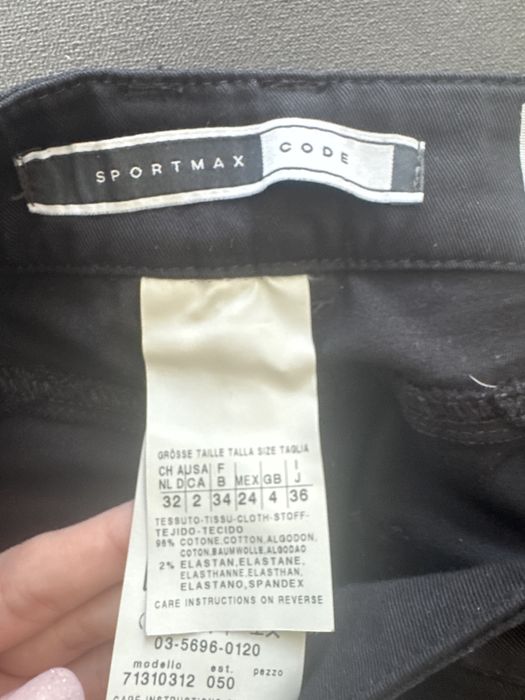 Spodnie damskie 34/XS Sportmax code
