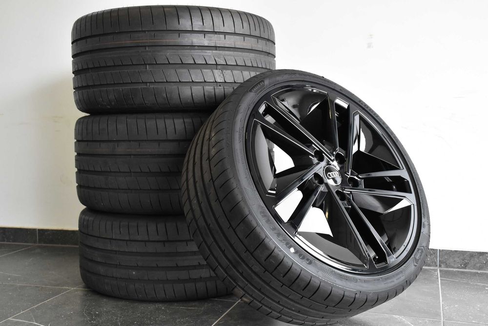 Koła Audi 21" Etron GT DEMO 5x112 LATO Goodyear 2023 BLACK RS