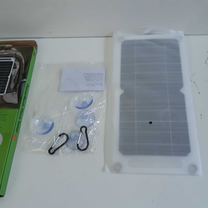 Painel Solar Portátil Novo 30x14,5cm 35W Ligação USB