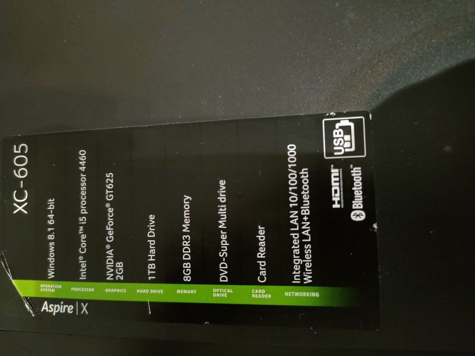 Mini PC Acer Xc-605 16Gb RAM