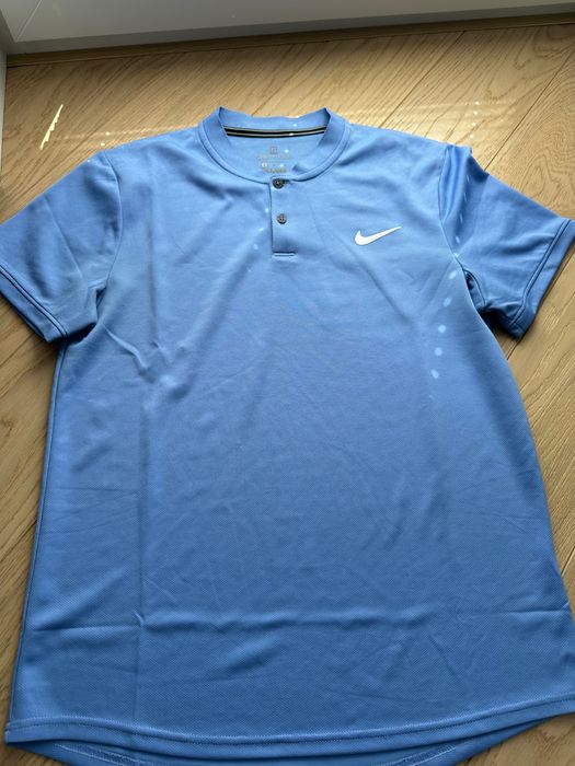 Strój tenisowy Nike męski - niebiesko-błękitny , rozmiar M