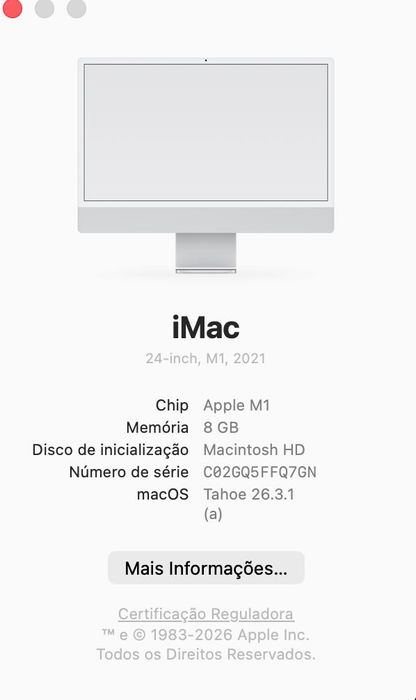 iMac 24", M1, 2022