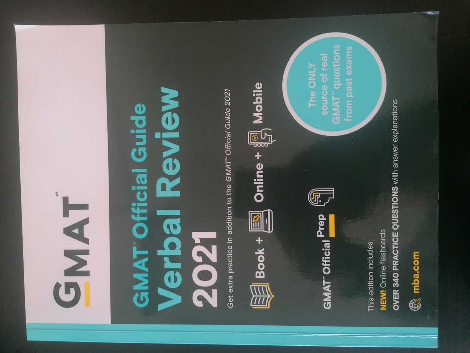 Conjunto 3 livros GMAT official guide 2021