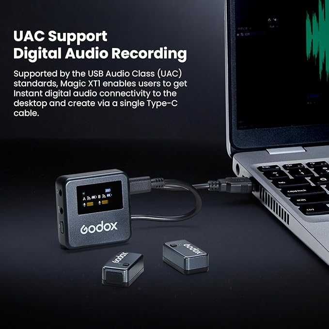 GODOX Magic XT1 bezprzewodowy mikrofon krawatowy