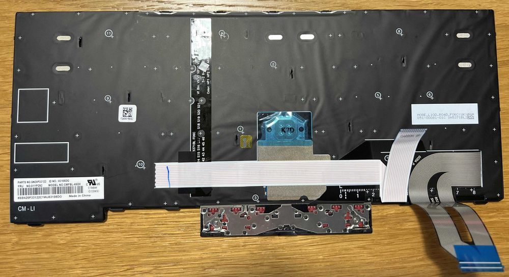 Klawiatura Lenovo ThinkPad P14sGen2-Wer.Niemiecka QWERTZ (FRU 01YP292)