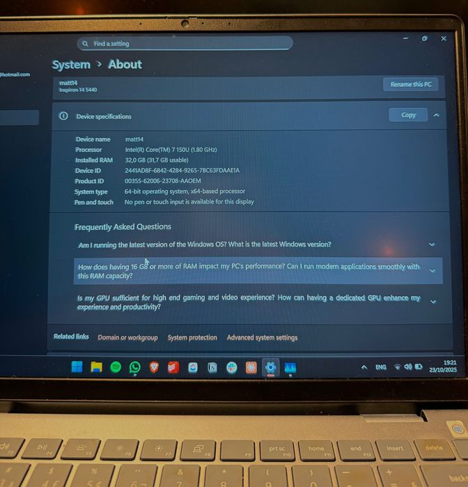 DELL Computer (10 months of use)64551774353922124