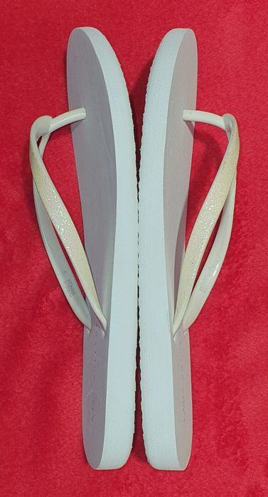 NOWE klapki japonki białoseledynowe Marks & Spencer, roz. 36 / 24 cm