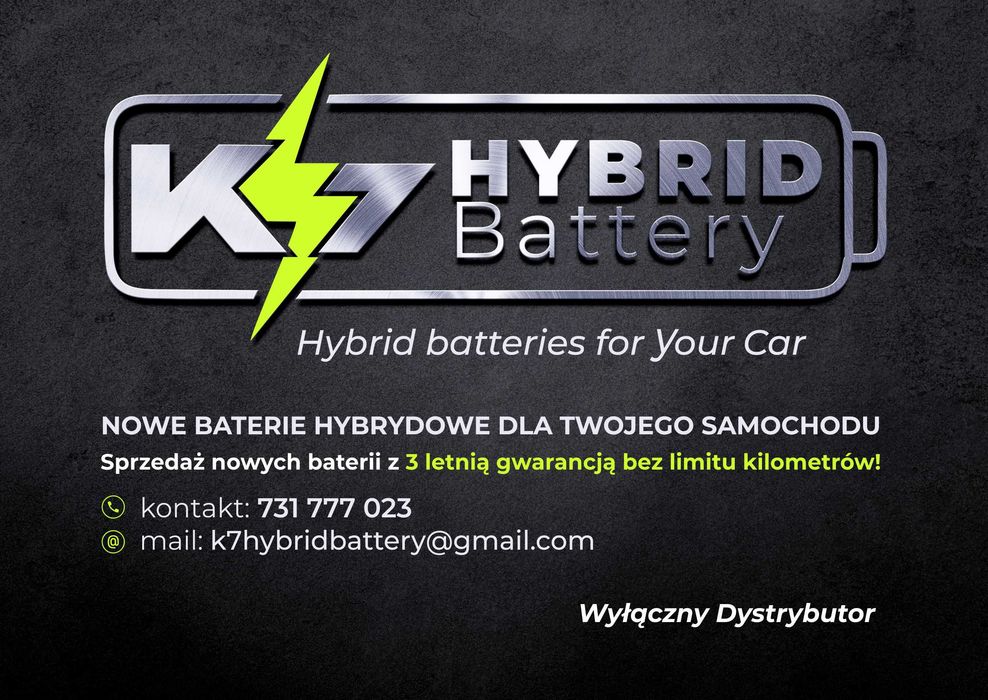 Nowa bateria hybrydowa Toyota Prius 2 , 3 ,4 V, Corolla , Auris , CH-R