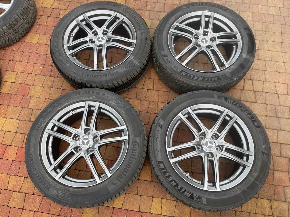 4106. Alufelgi 18" Mercedes Vito Viano A B klasa CLA EQV grafitowe 7.5J ET52 5x112