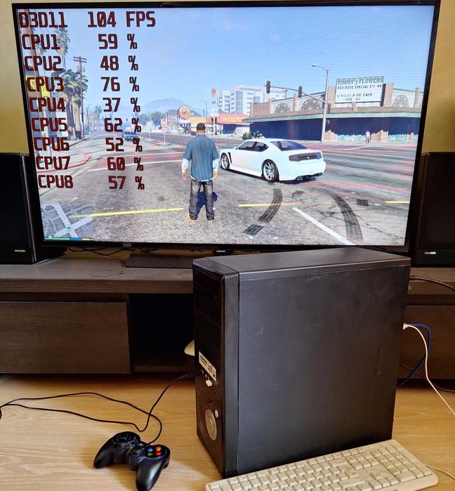 Ігровий системний блок: intel i7 8-ядер\8Gb\MSI GTX750Ti\SSD 120\FSP