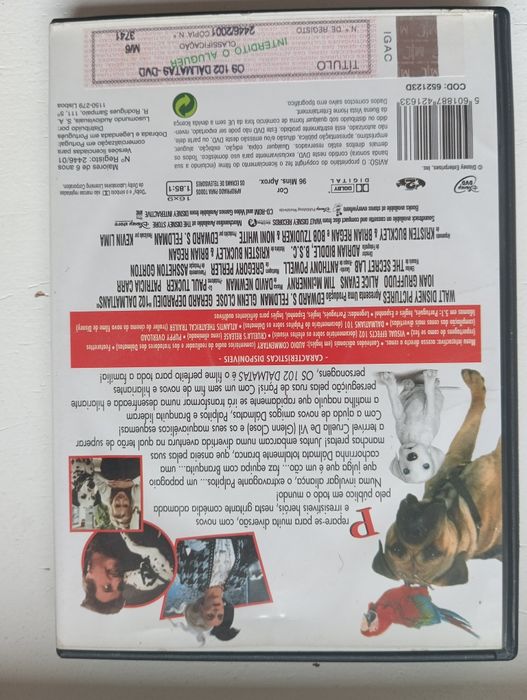DVD os 102 dálmatas