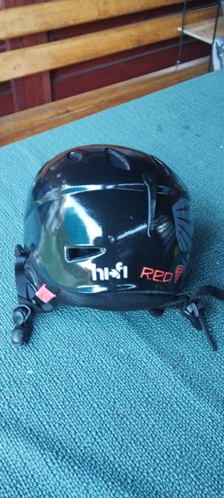 Kask czarny z  zagranicy
