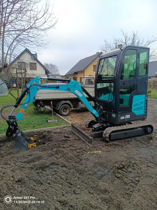 Usługi minikoparką traktorem glebogryzarką separacyjną koszenie