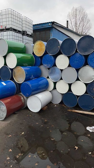 Металева конусна бочка 217л б/в ХАРЧОВА (діжка, ємність, така)