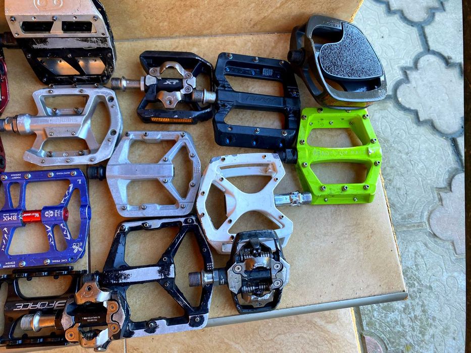 Педалі Shimano DEORE XT, XTR, SAINT, Crank Brothers, CUBE, Specialized