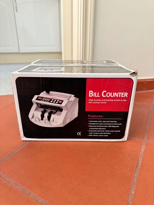 Máquina Contadora de Notas (Multi-Currency Counter) – Nova, na Caixa