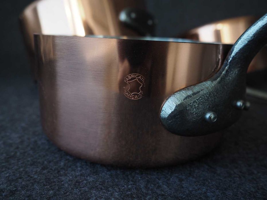 Кастрюля - ковш медная