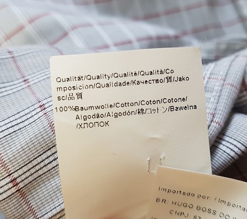 HUGO BOSS рубашка regular fit в клетку Оригинал XL 17 - 43
