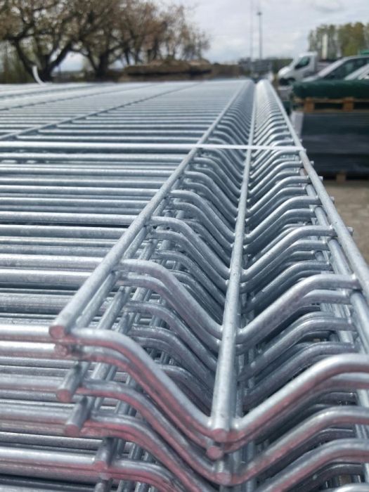 Panele ogrodzeniowy h 1230 fi 4 50x200 ocynk