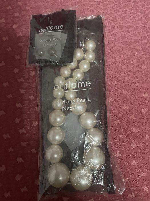 Набір коралі та сережки