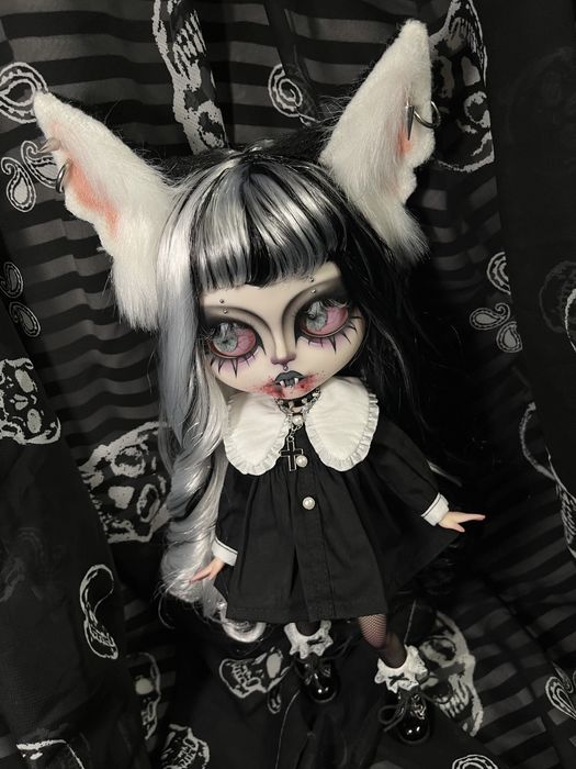 Кастомна лялька блайз custom blythe doll monster high монстер хай