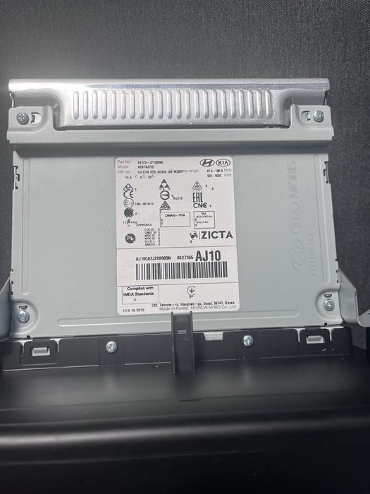 Radio Kia Ceed CD 2018–2021 Bluetooth OEM 96170-J7100WK – komplet