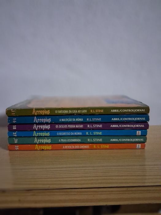 Colecção de livros Arrepios