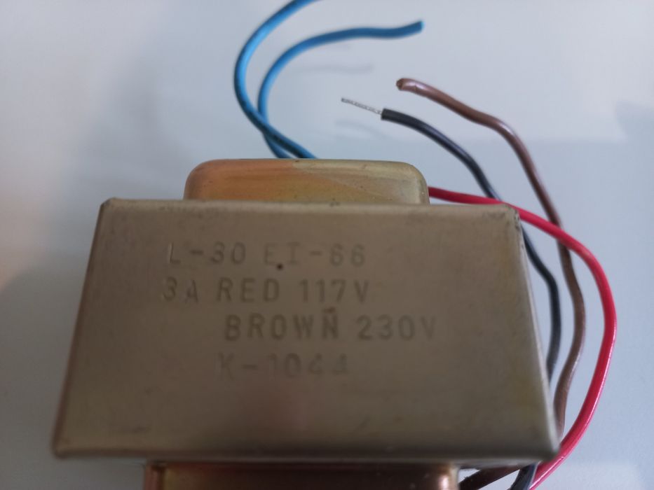 Трансформатор мережевий 220/12В 3А 30Вт серії ЕІ