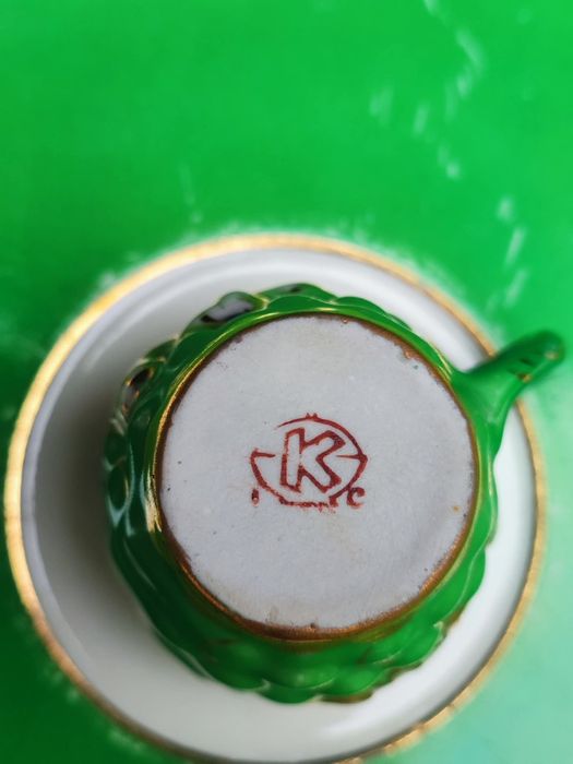 Porcelanowy Zestaw  "Winogrona" Karafka ZSRR Korosteń 1962-70 lat