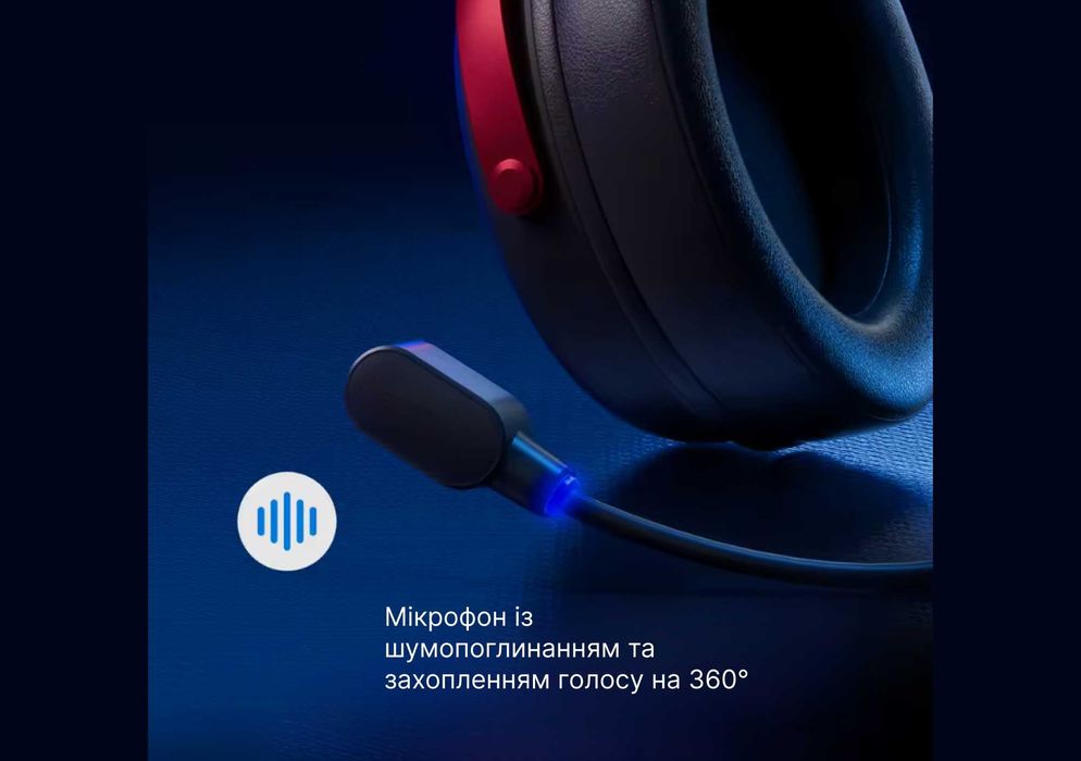 ‼️ MCHOSE V9 Pro — Бездротові ігрові навушники игровые наушники чорні