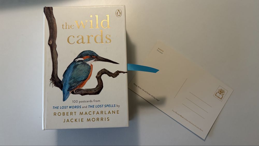 43 postais da coleção "the Wild Cards" com caixa